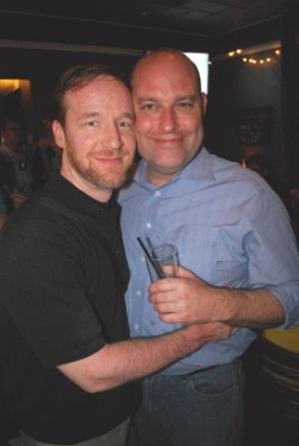 Thad Anzur and director Tom Mullen Photo